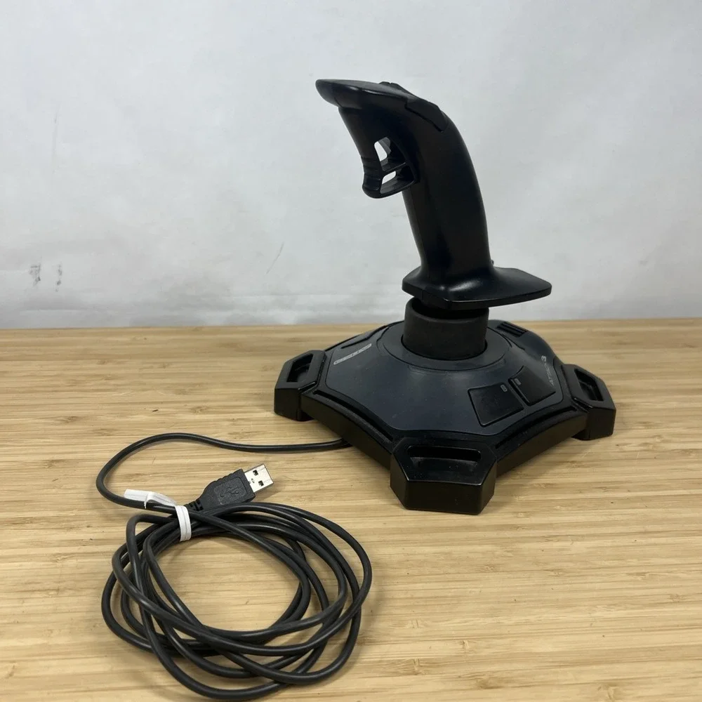 Tested Logitech Attack 3 USB Gaming Joystick Model J-UJ18, Black